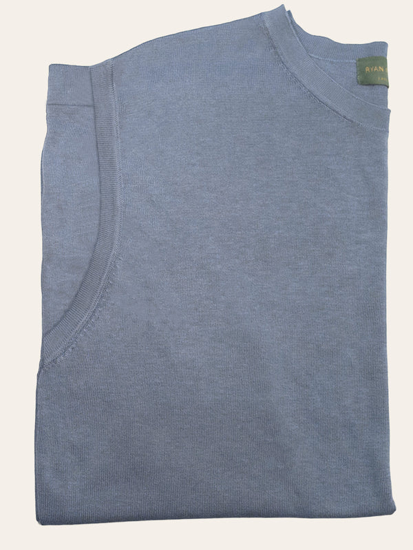 Sleeveless Knit — Steel